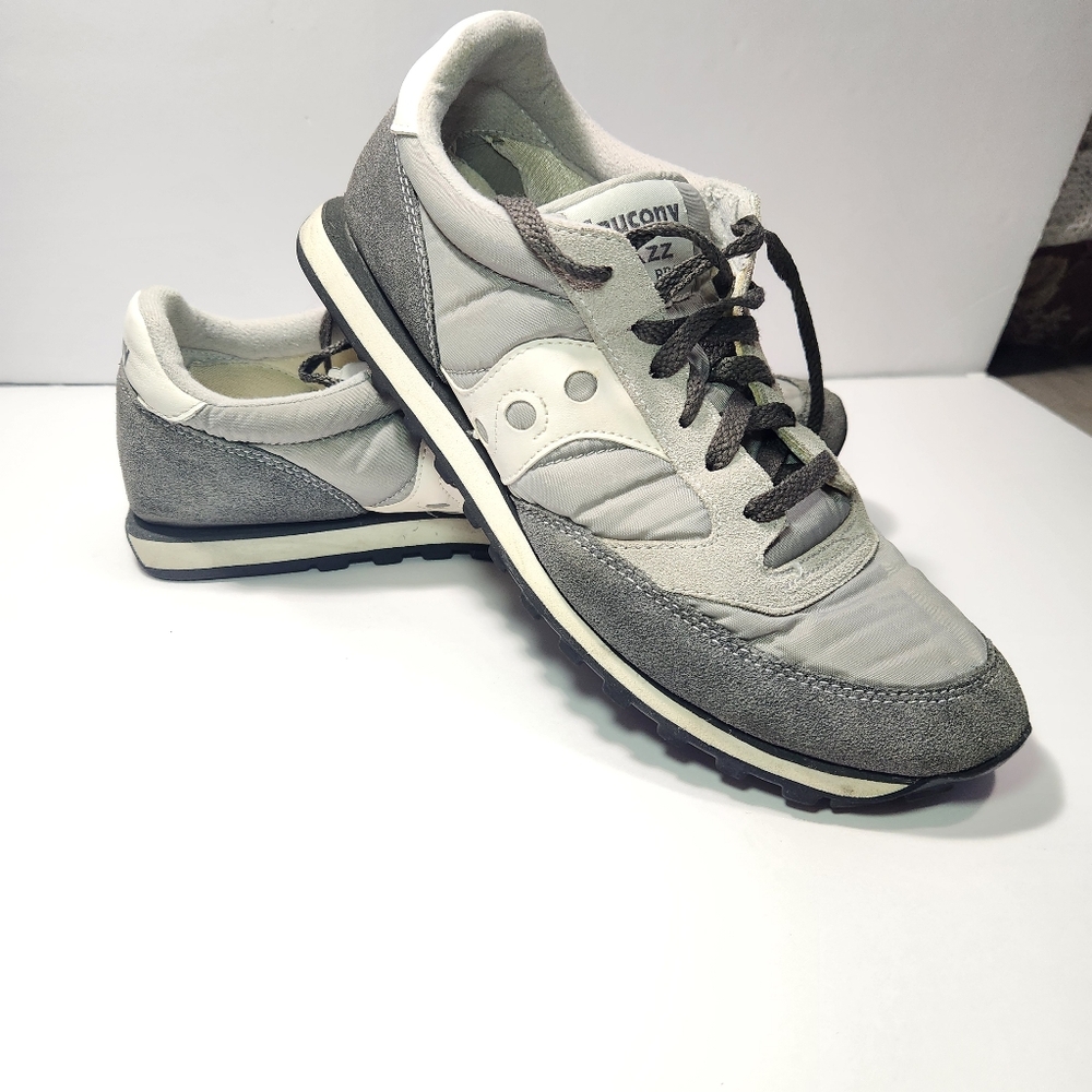 Saucony Jazz Low Pro Men’s Size 13 Sneakers Shoes Gray 2866-99 Lace Up - Picture 8 of 9